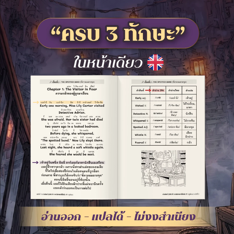 หนังสือ คำศัพท์ 3,000 คำ Oxford จากนิยายคดีลึกลับ โดย ครูพี่แอน