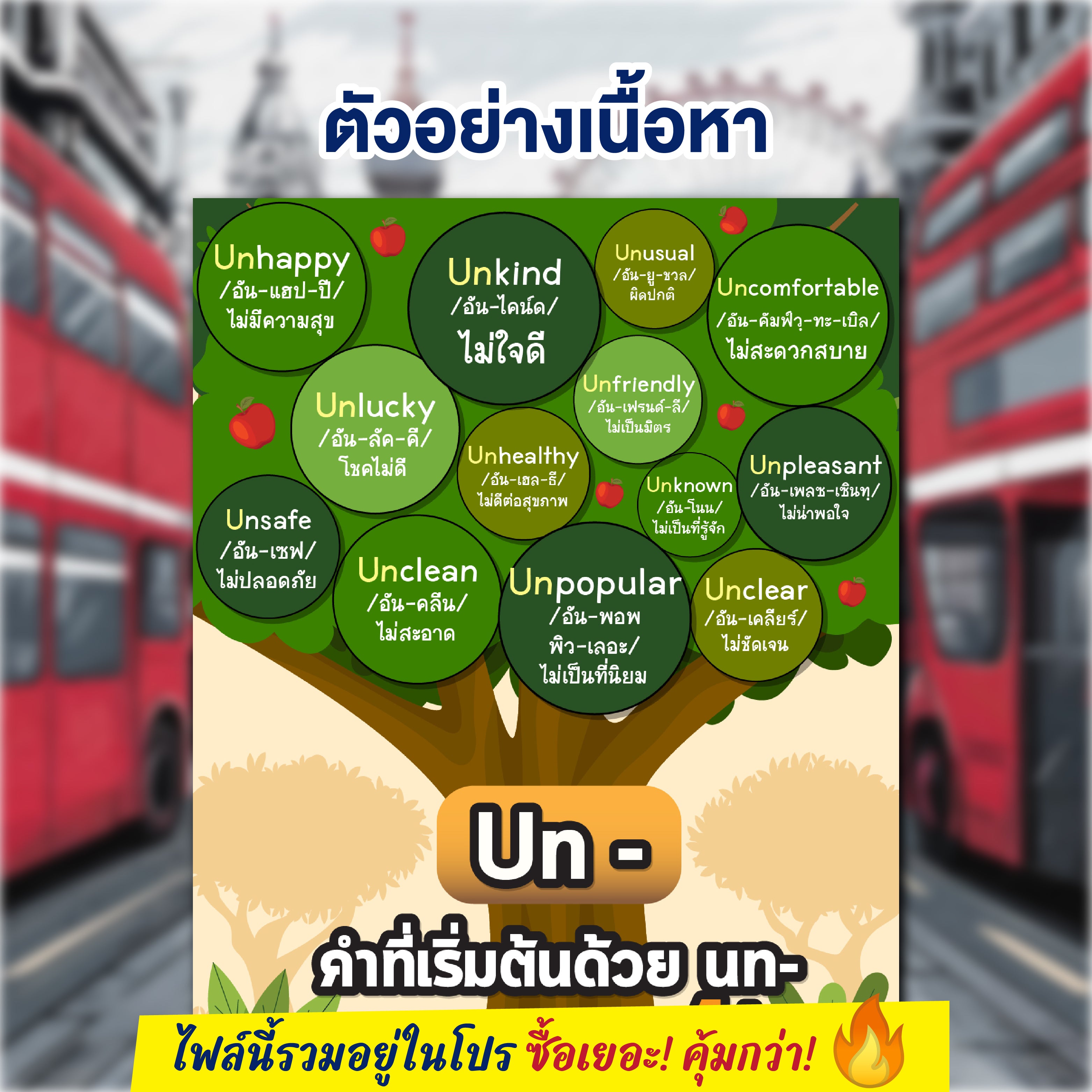 E-Book ชีตสรุปรากศัพท์ Prefix-Suffix โดยครูพี่แอน